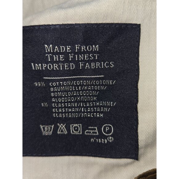 Polo Ralph Lauren Classic Fit Mens Corduroy Pants 42x30 Brown Cotton Durable - Picture 7 of 9